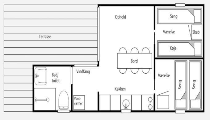 Ostersoparken Camping Hotel Gedser Kamer foto